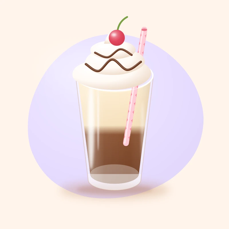 شیک شکلات/وانیل